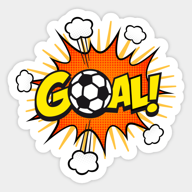 Goal Comic Book Text Sticker by JunkyDotCom